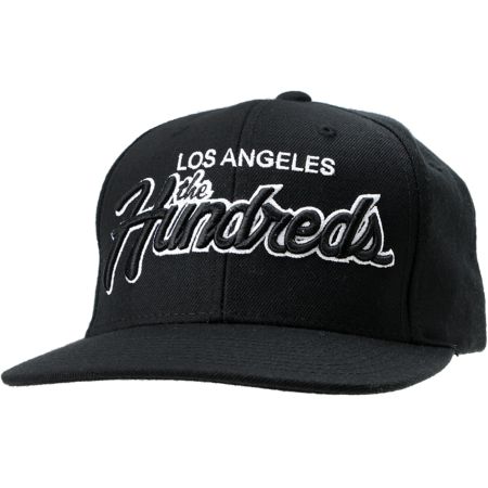 The Hundreds Team Two Black Snapback Hat