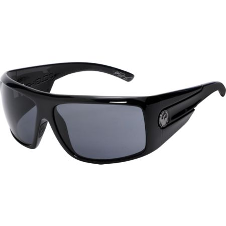 Dragon Shield Jet Black & Grey Sunglasses
