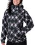 Burton Girls 2012 Black Plaid 10K Tabloid Snowboard Jacket