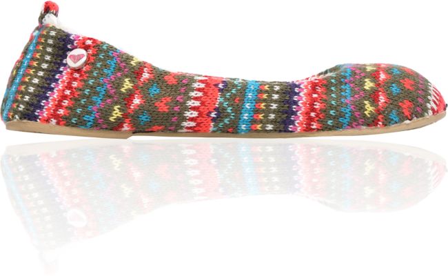 Roxy Hot Cocoa Multi Knit Slippers
