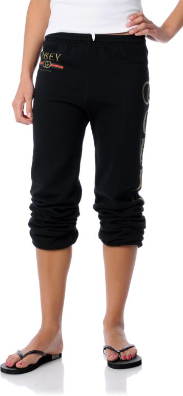 Obey Bootleg Black Sweatpants