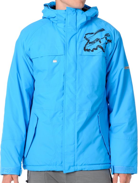 Fox FX1 2012 Blue 5K Guys Snowboard Jacket