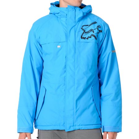 Fox FX1 2012 Blue 5K Guys Snowboard Jacket
