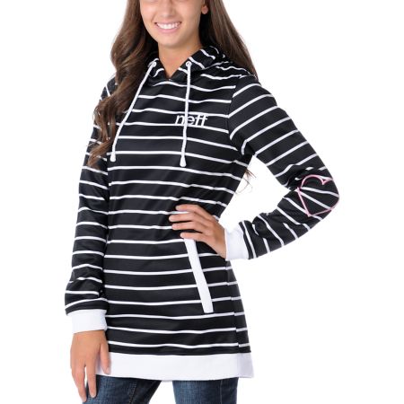 Neff Crush 2012 Black Pullover Girls Shred Hoodie