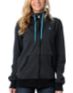 Volcom Girls Stone Dot 2011 Tech Fleece Black Jacket