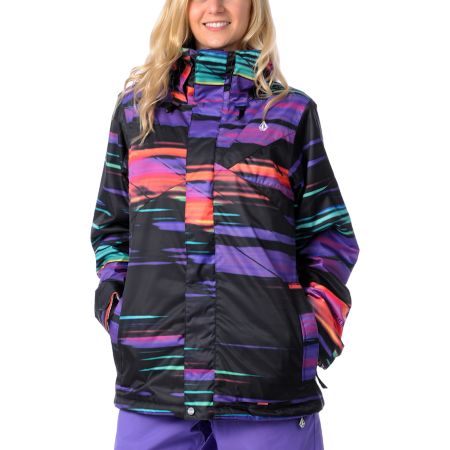 Volcom Girls Ayers Slash Stripe 2012 Snowboard Jacket