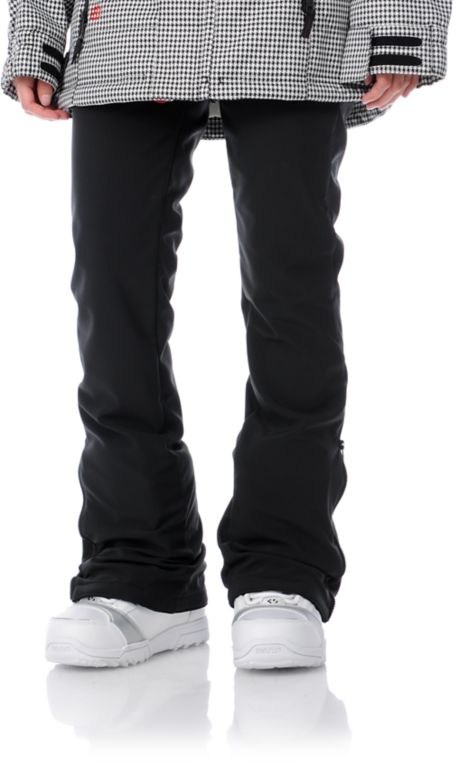Volcom Girls Battle 2012 Stretch 10K Black Snowboard Pants