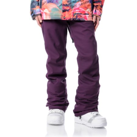 Volcom Girls District Stretch Purple 2012 Snowboard Pants