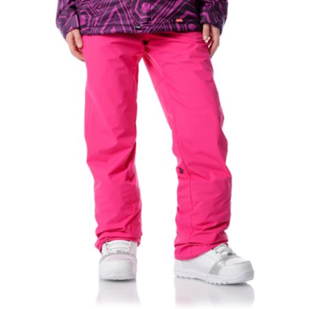 Volcom Girls Dame Rouge Pink 2012 Snowboard Pants