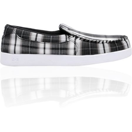 DC Villain TX Black Plaid Slippers