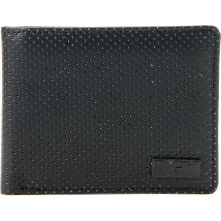 DGK Black Out Perforated Black Bifold Wallet