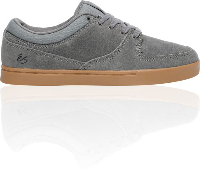 eS La Brea Dark Grey Suede & Gum Skate Shoe