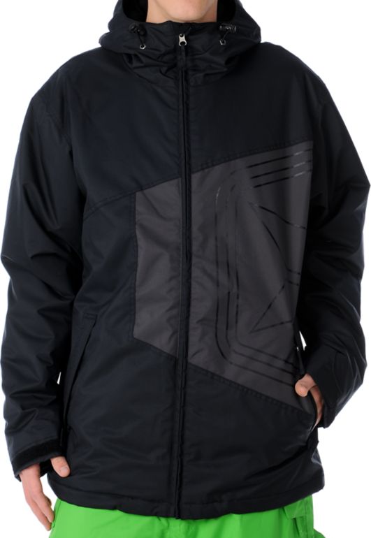 Sessions 2012 Truth 10K Black Snowboard Jacket