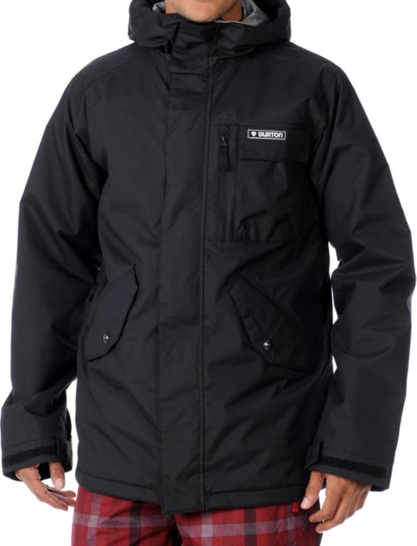 Burton Such A Deal 10K Black 2012 Guys Snowboard Jacket