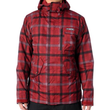 Burton Such A Deal 10K Red 2012 Guys Snowboard Jacket