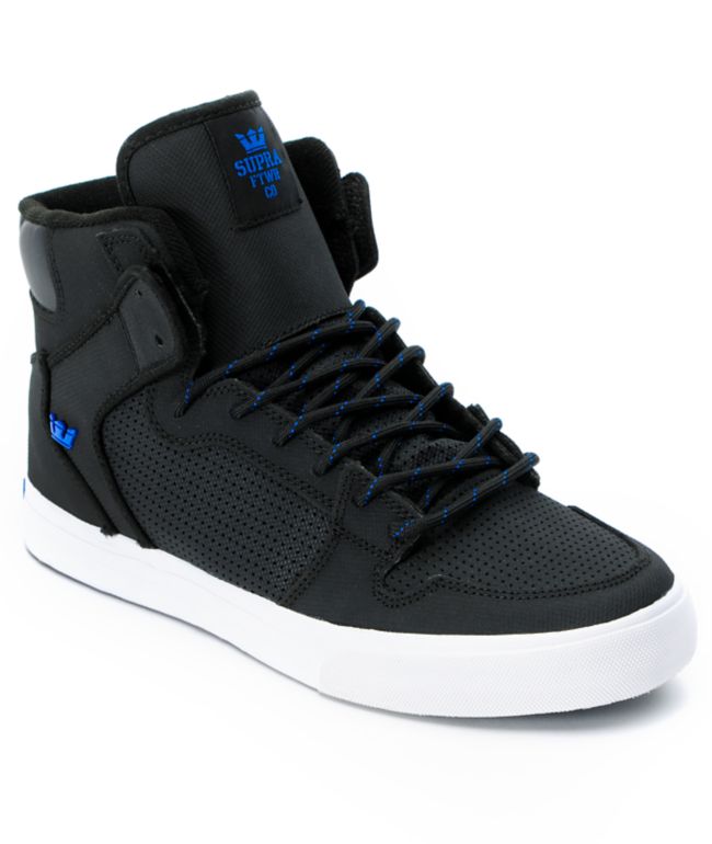 Supra Vaider Black & Royal Raptor TUF Shoe