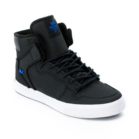 Supra Vaider Black & Royal Raptor TUF Shoe