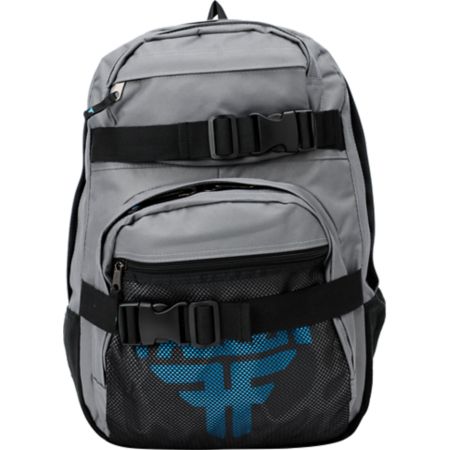 Fallen Insignia Grey & Cyan Skate Backpack