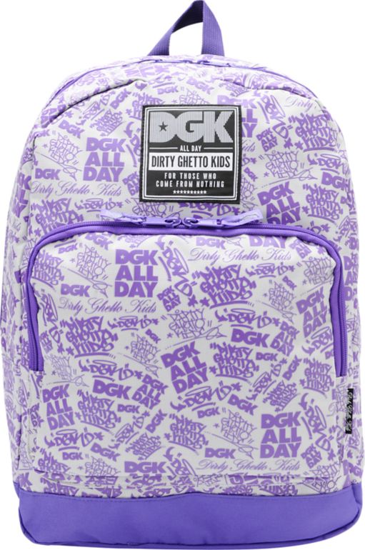DGK Stunna Grey & Purple Backpack