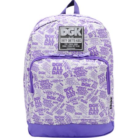 DGK Stunna Grey & Purple Backpack 