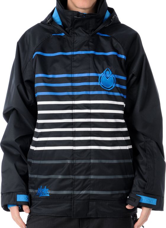 Nomis Lines 10K Black 2012 Guys Snowboard Jacket
