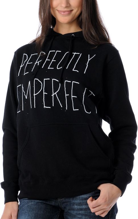 Glamour Kills Perfectly Imperfect Black Pullover Hoodie
