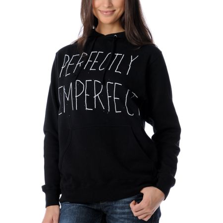 Glamour Kills Perfectly Imperfect Black Pullover Hoodie 