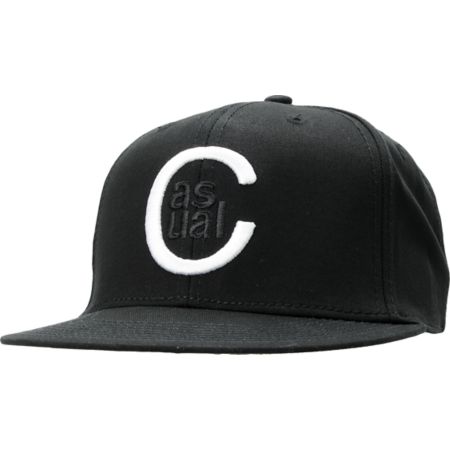 Casual Industrees C Logo Black Snapback Hat