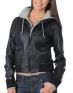 Obey Jealous Lover 2 Girls Black & Grey Bomber Jacket