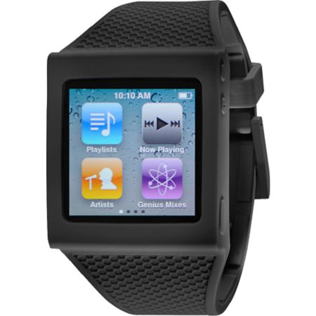 Hex iPod Nano Black Watch Band