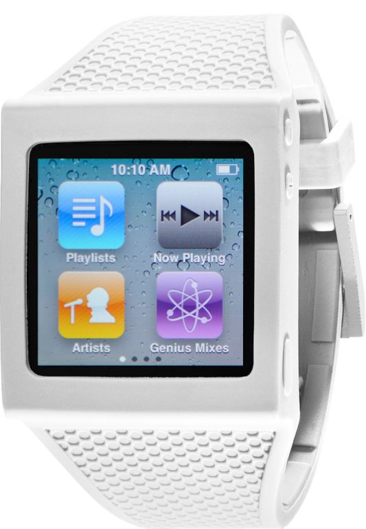 Hex iPod Nano White Watch Band