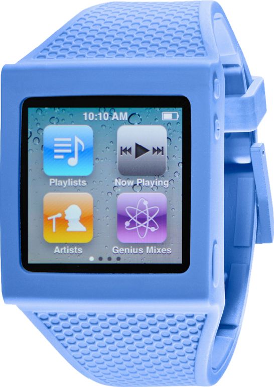 Hex iPod Nano Blue Watch Band