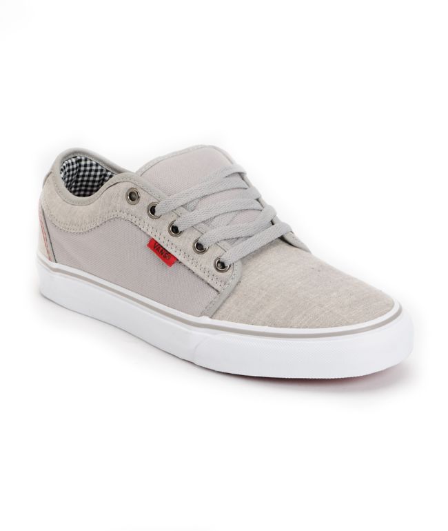 Vans Shoes Chukka Low Grey Denim Skate Shoe