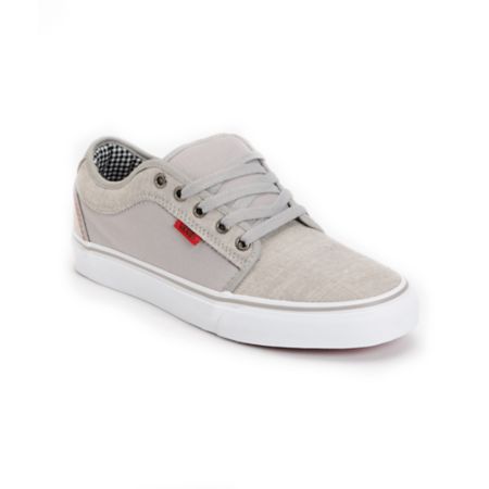 Vans Shoes Chukka Low Grey Denim Skate Shoe