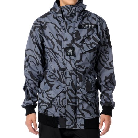 Neff Assault 10K Black Ops Camo 2012 Technical Softshell Guys Snowboard Jacket