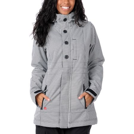Special Blend True 2012 Black & White 10K Girls Snowboard Jacket