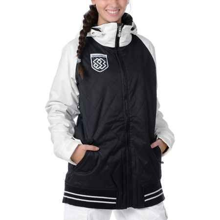 Special Blend Hush 10K Black & White 2012 Girls Snowboard Jacket