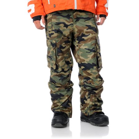Thirtytwo Blahzay JP Walker Camo 2012 Guys Snowboard Pants