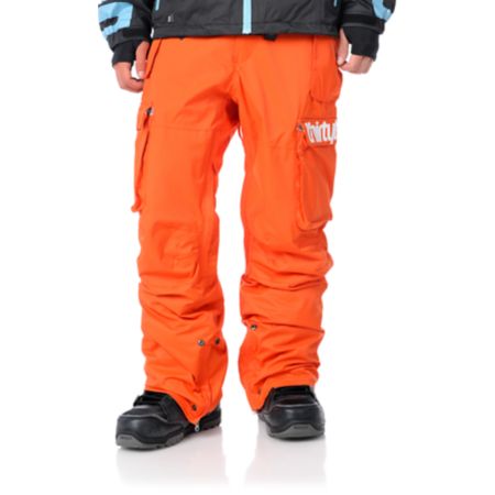 Thirtytwo Blahzay 10K Orange 2012 Guys Snowboard Pants