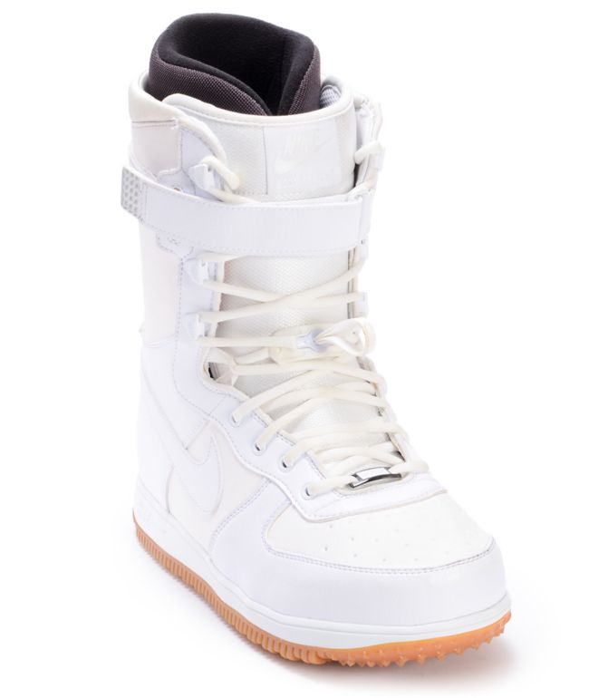 Nike Zoom Force 1 White 2012 Guys Snowboard Boots