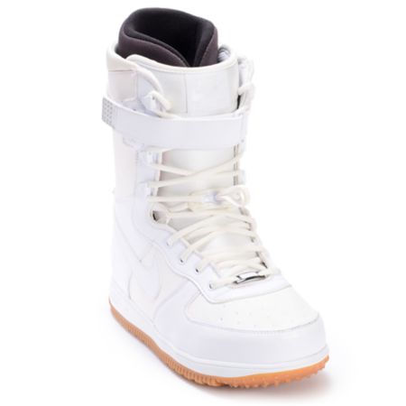 Nike Zoom Force 1 White 2012 Guys Snowboard Boots