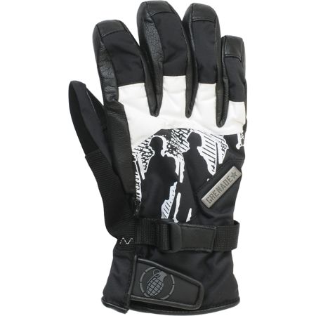 Grenade Apache 2012 Guys Black & White Gloves