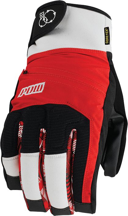 Pow Sniper GTX 2012 Red Gore Tex Snowboard Gloves