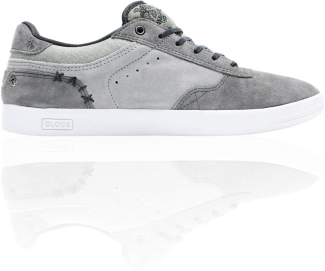Globe Shoes The Odin Charcoal & Grey Suede Skate Shoe