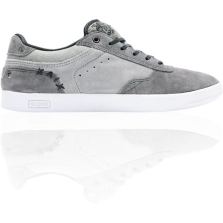 Globe Shoes The Odin Charcoal & Grey Suede Skate Shoe