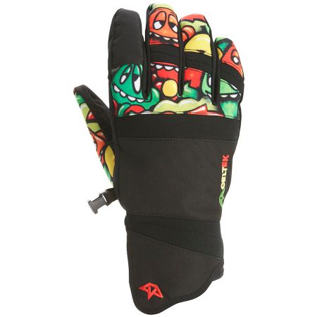 Celtek Faded Rasta 2012 Snowboard Gloves