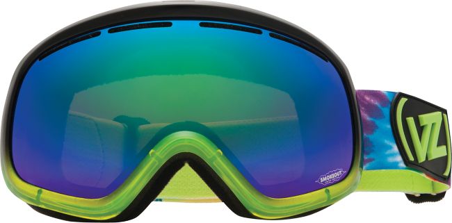 Von Zipper Skylab Smokeout Lights Out Lime 2012 Snowboard Goggles