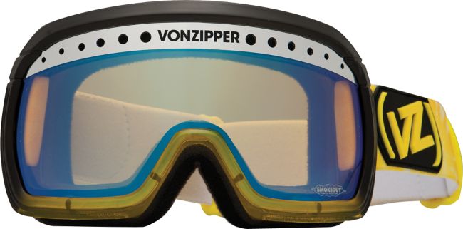 Von Zipper Fubar Smokeout Banana Bake 2012 Snowboard Goggles