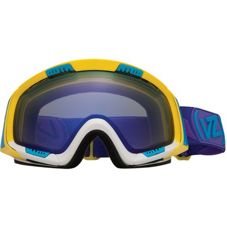 Von Zipper Feenom 2012 Color Blok Yellow Snowboard Goggles