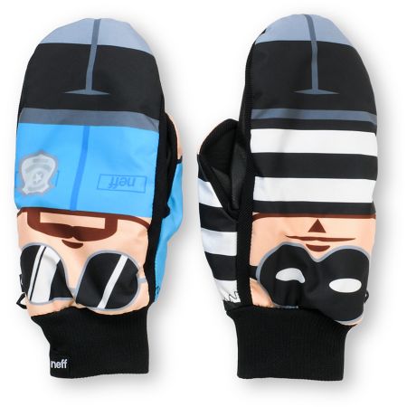 Neff Character Mitt Cop & Robber 2012 Snowboard Mittens